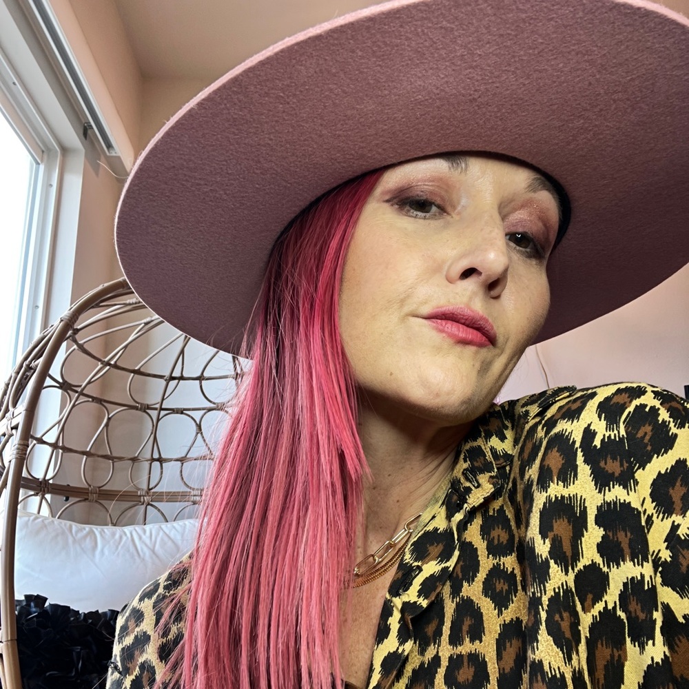 Wyeth Wool Fedora Pink Rose - Picture 4 of 6